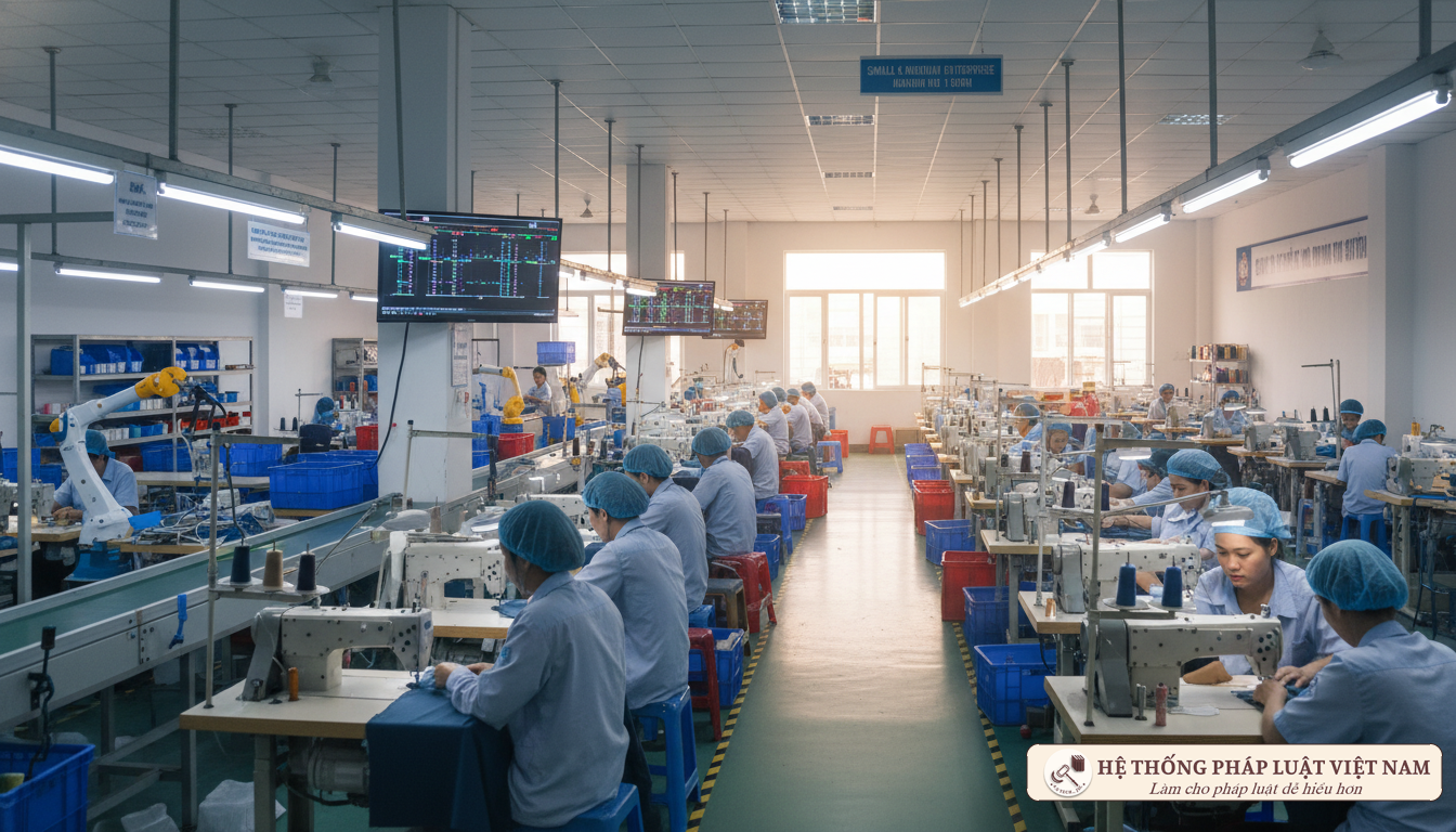 Hoạt động sản xuất doanh nghiệp SME Việt Nam