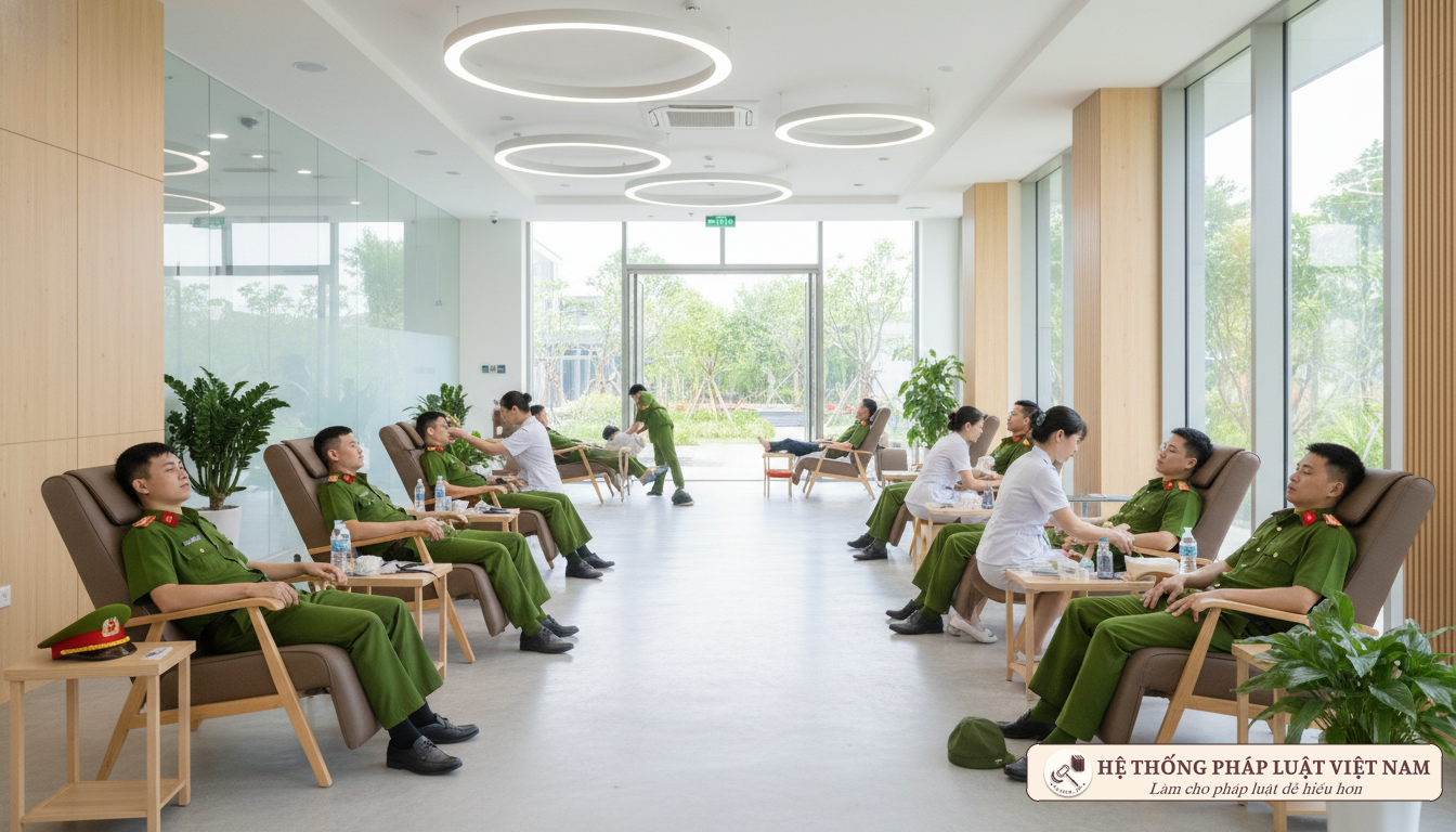 Cán bộ Công an sắp được hưởng mức điều dưỡng &#039;khủng&#039; 640.000 đồng/ngày?
