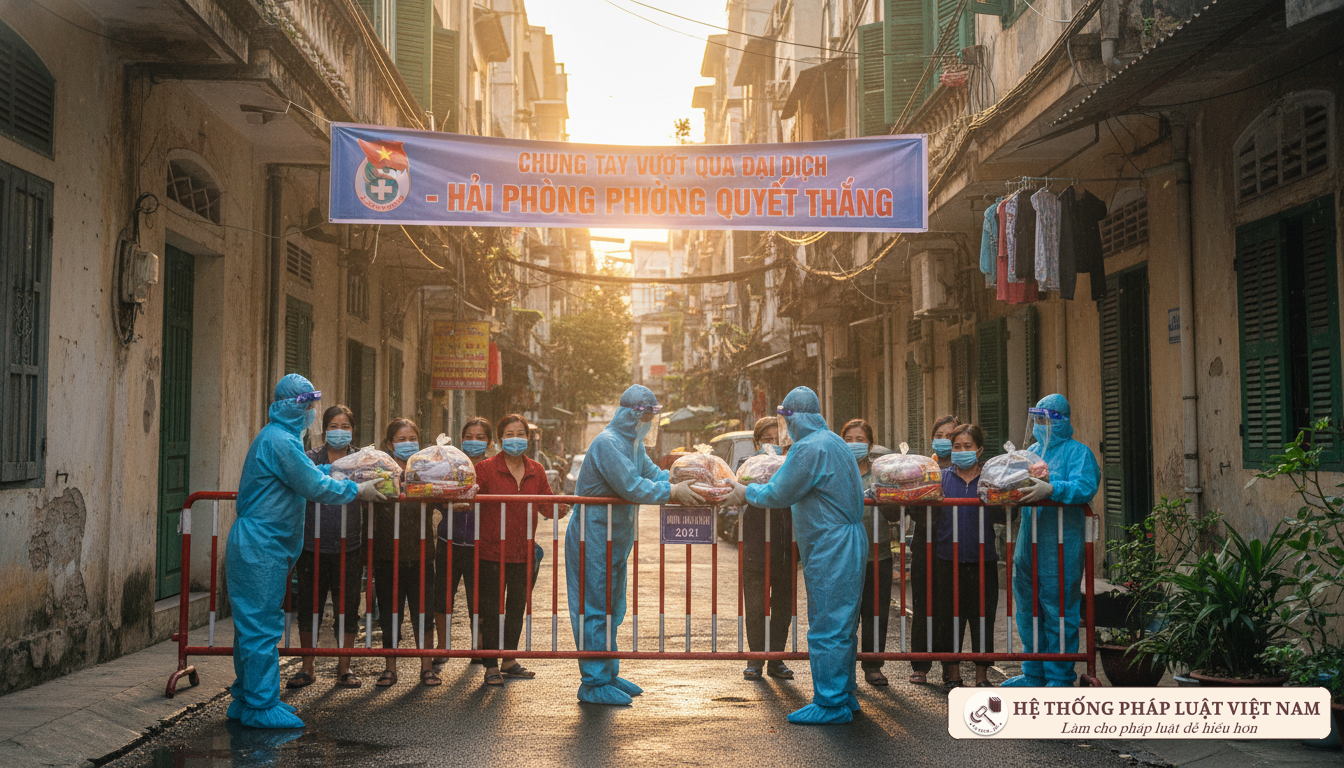 Hải Phòng: Quyết định hỗ trợ 45.000 đồng/người/ngày cho công dân trong khu vực phong tỏa y tế
