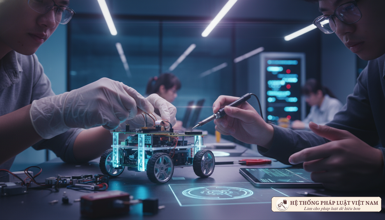 Hoạt động giáo dục STEM tại trường học Học sinh thực hành STEM