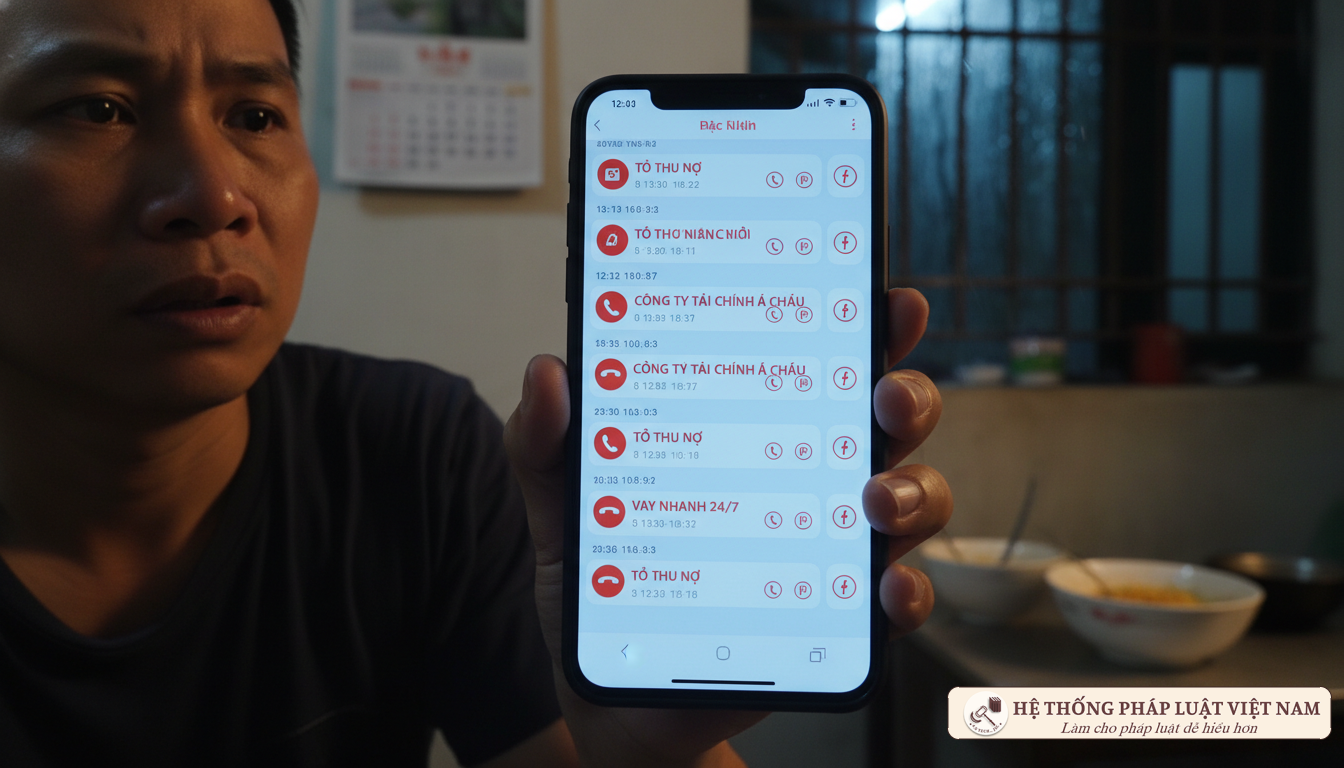 Khách hàng bị nhắc nợ qua điện thoại