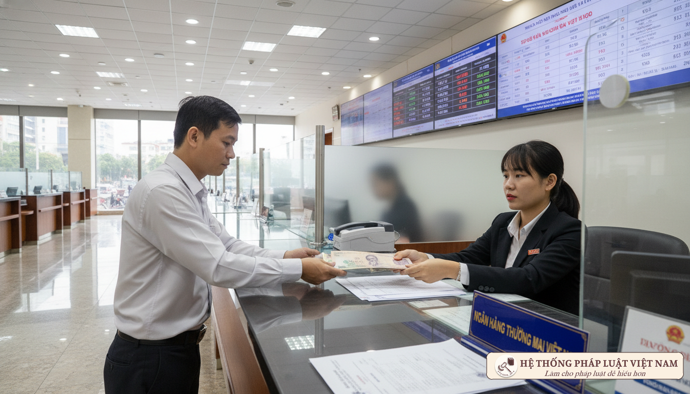 Nộp tiền sử dụng đất tại ngân hàng
