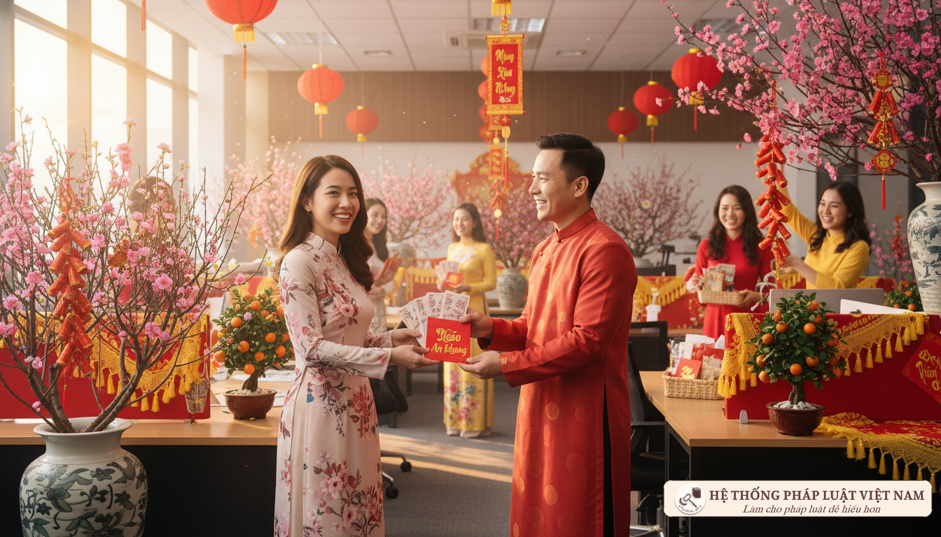 Nghỉ Tết Giáp Thìn 2024: Người lao động có được ứng trước lương để sắm sửa?
