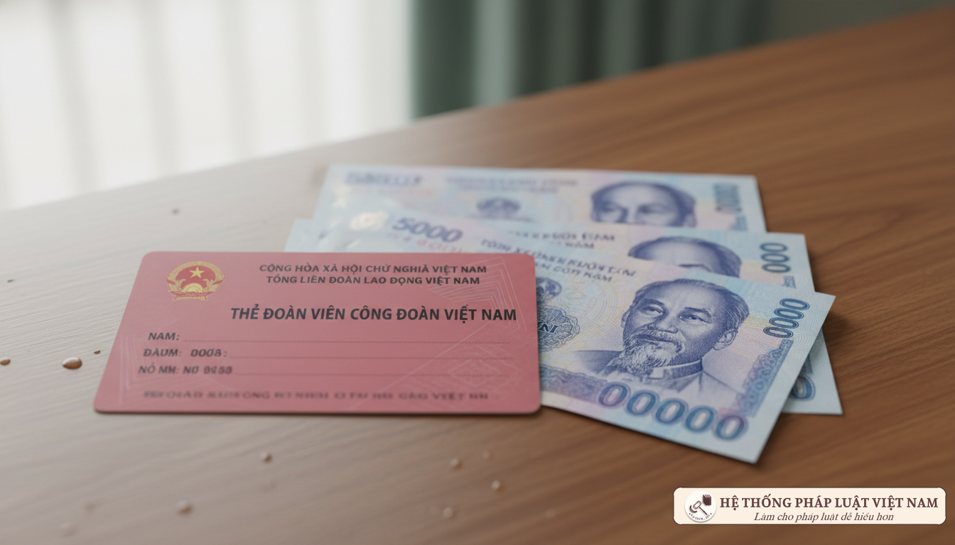 Tài chính công đoàn Thẻ đoàn viên công đoàn và tiền mặt