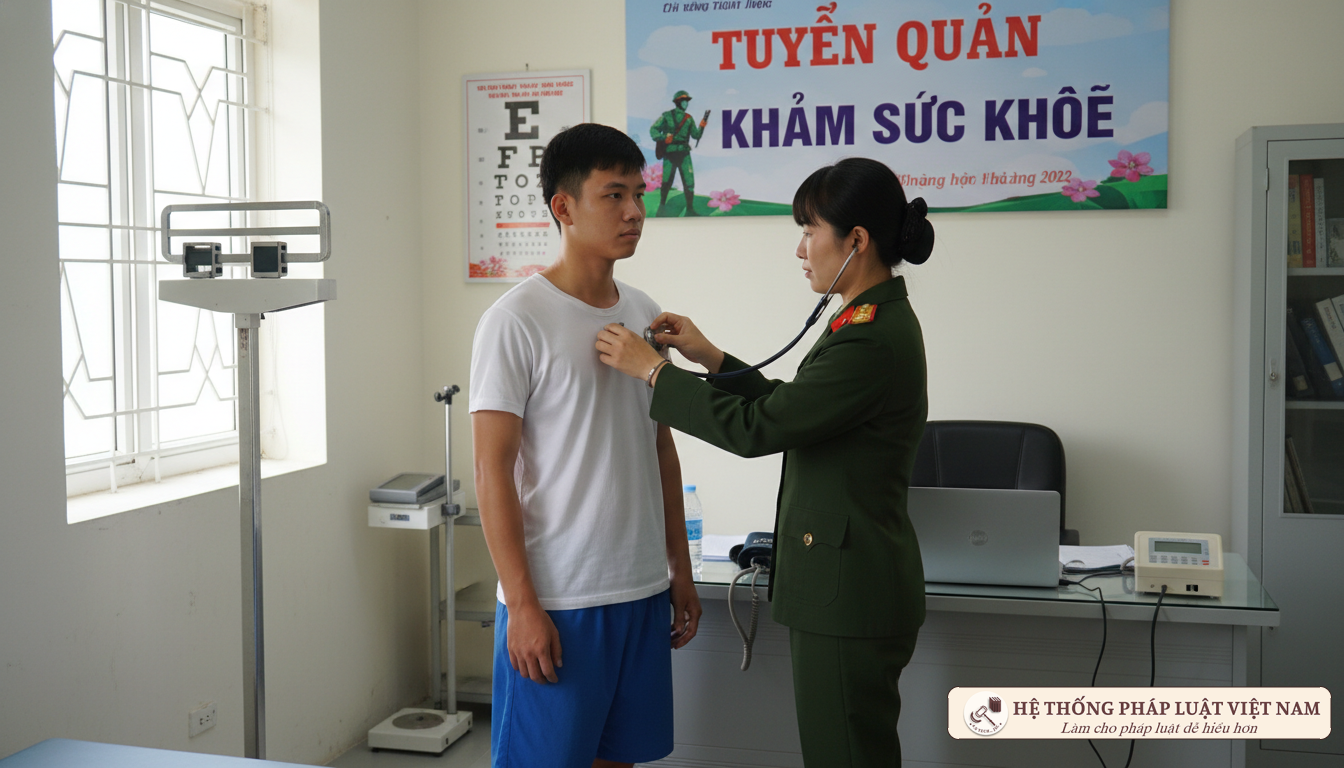 Khám sức khỏe nghĩa vụ công an