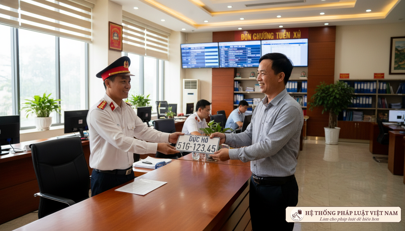 Đăng ký biển số xe tại Việt Nam Thủ tục đăng ký biển số xe