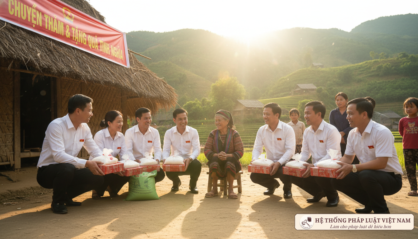 Thăm hỏi người có uy tín