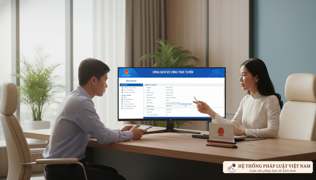 Cán bộ công an hỗ trợ người dân