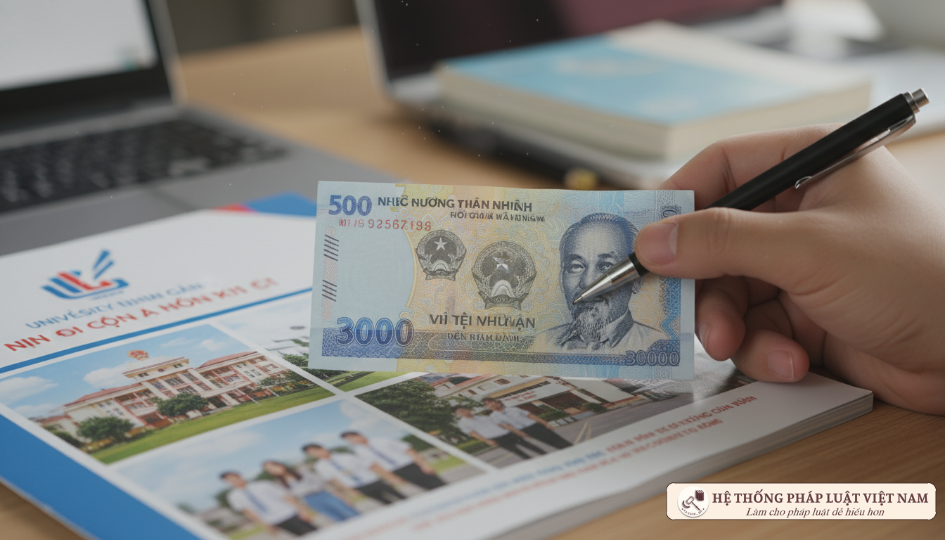 Lệ phí tuyển sinh 30.000 đồng