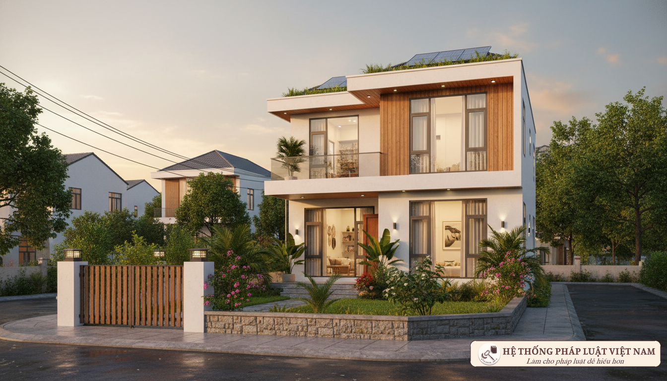 Nhà ở riêng lẻ hiện đại tại Việt Nam