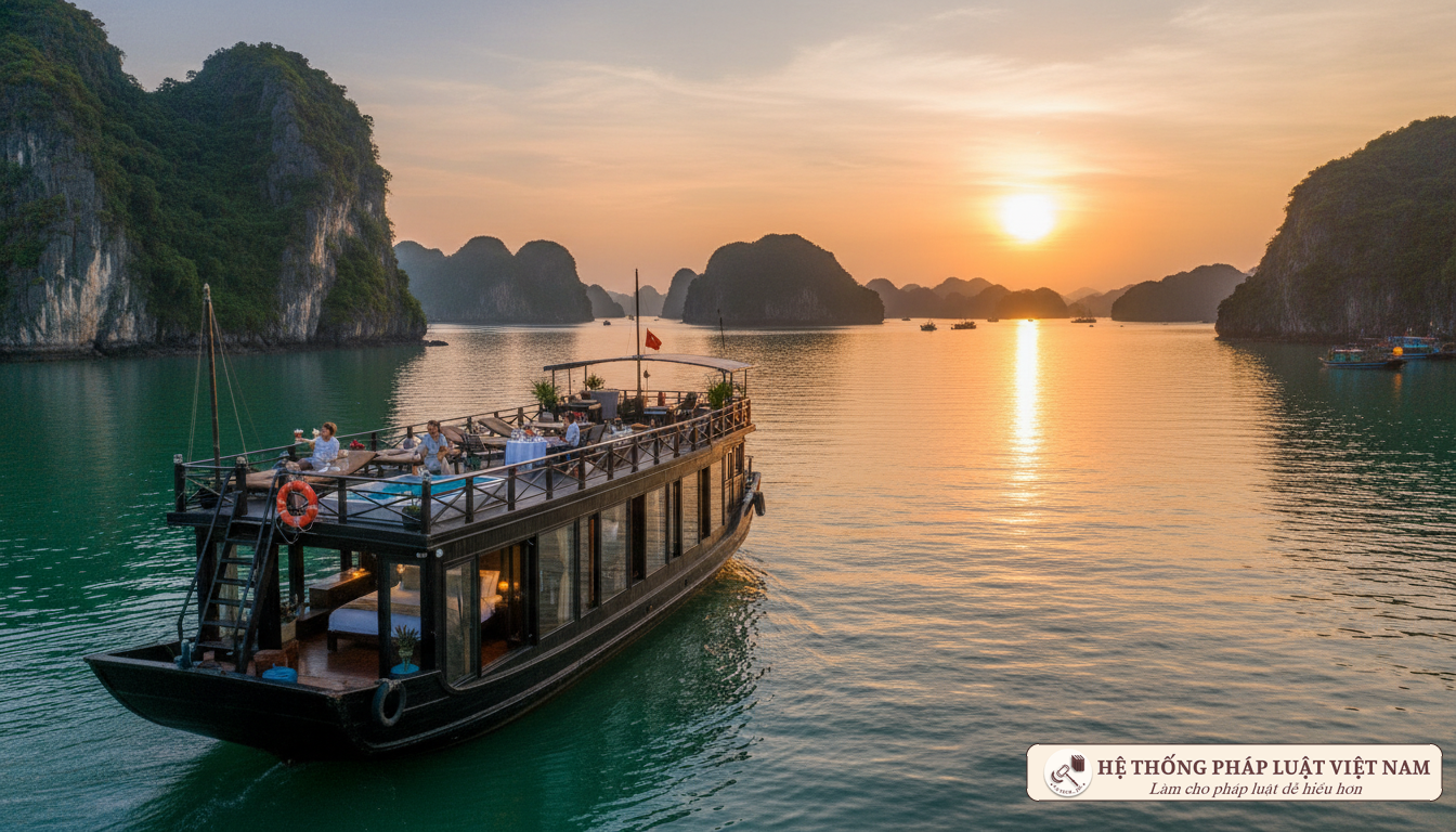 Cảnh đẹp du lịch minh họa cho quà tặng