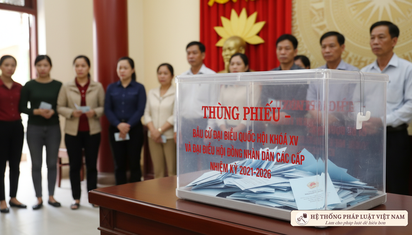 Công tác bầu cử đại biểu HĐND cấp xã Cử tri tham gia bầu cử đại biểu Hội đồng nhân dân