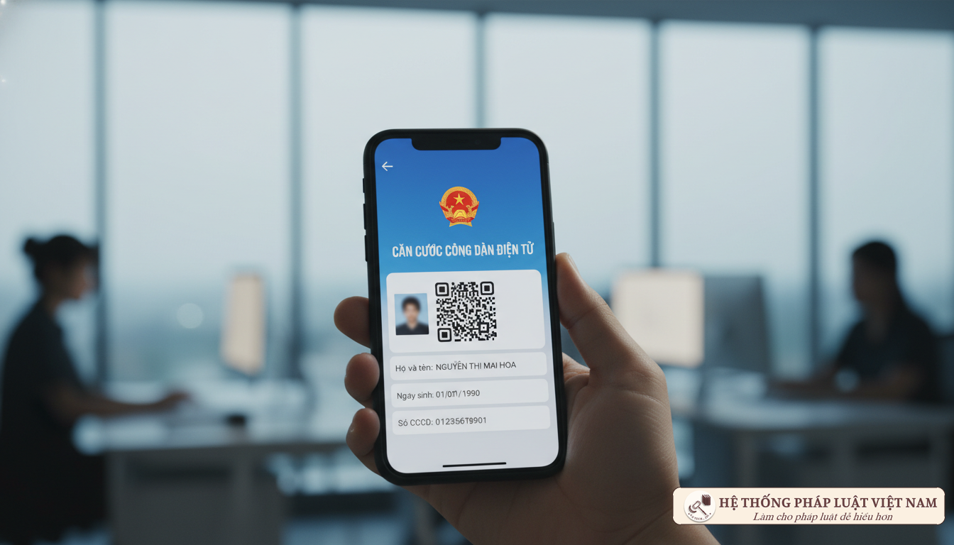 Sử dụng smartphone làm thủ tục hành chính