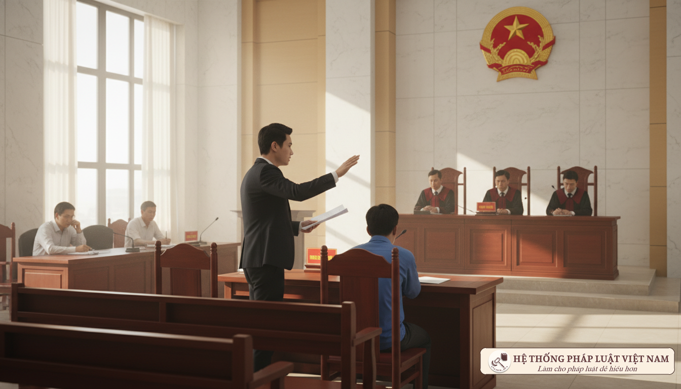 Luật sư tham gia tố tụng tại tòa án