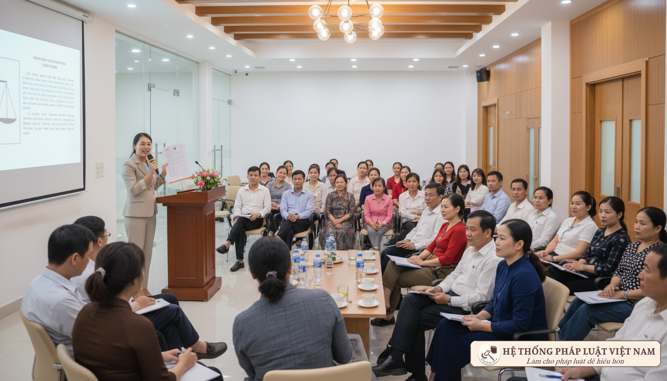 Phổ biến giáo dục pháp luật cho người dân