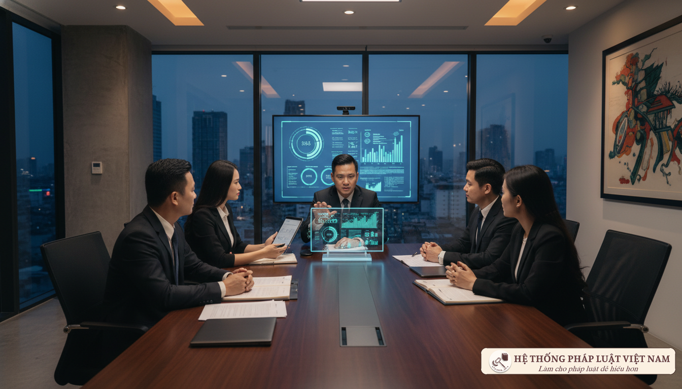 Cuộc họp doanh nghiệp thương mại