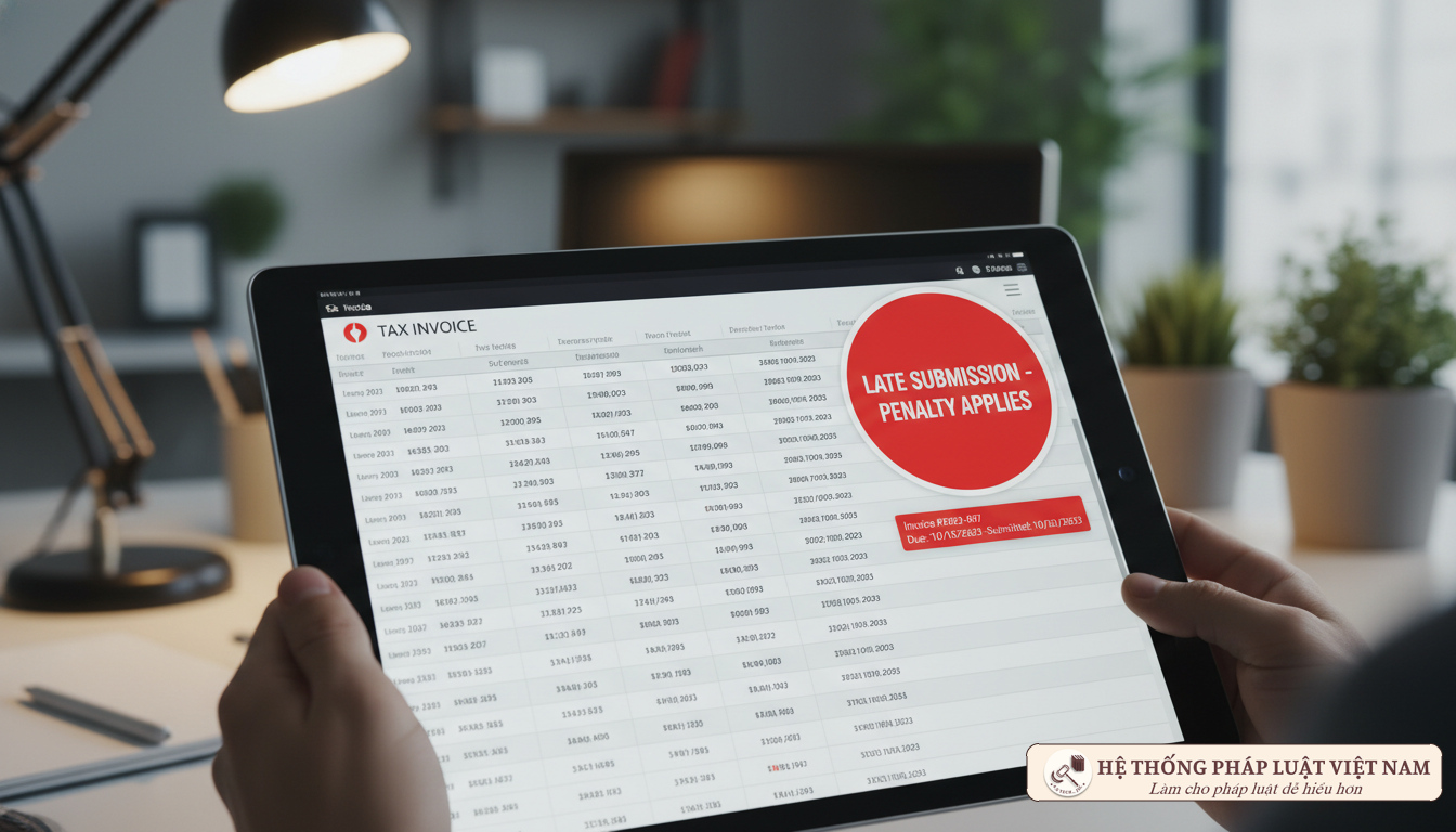 Cảnh báo vi phạm chậm xuất hóa đơn điện tử