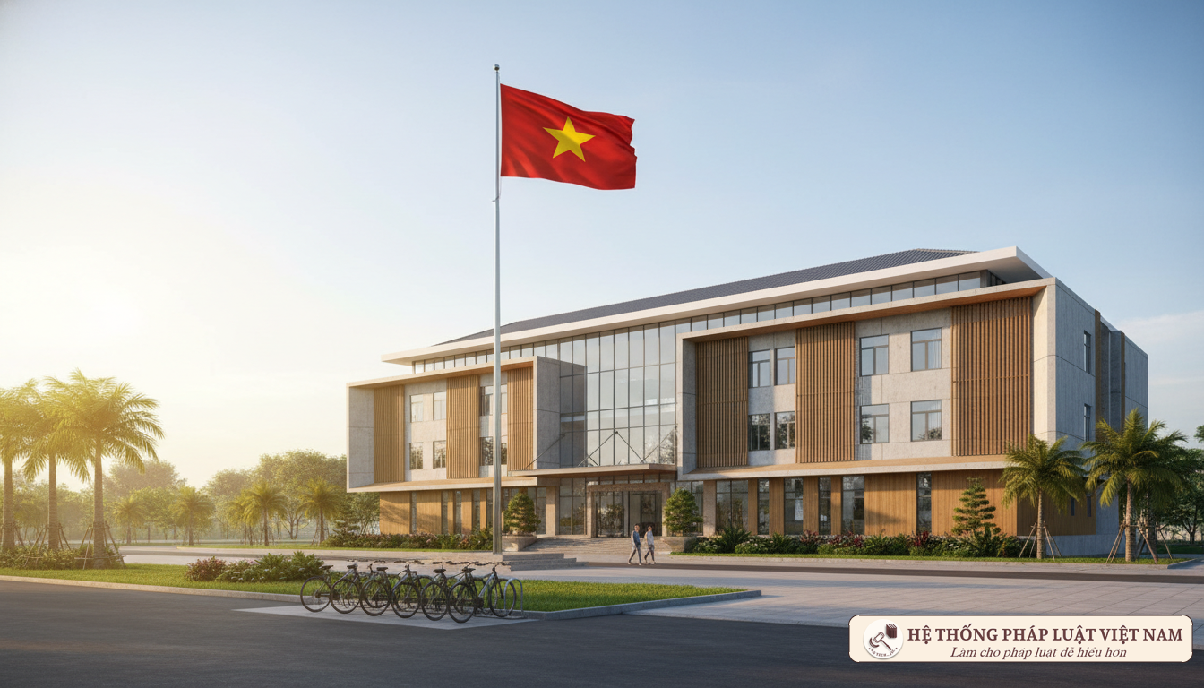 Trụ sở UBND xã hiện đại