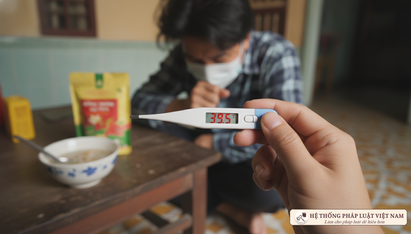 Triệu chứng sốt và ho ở người bệnh COVID-19