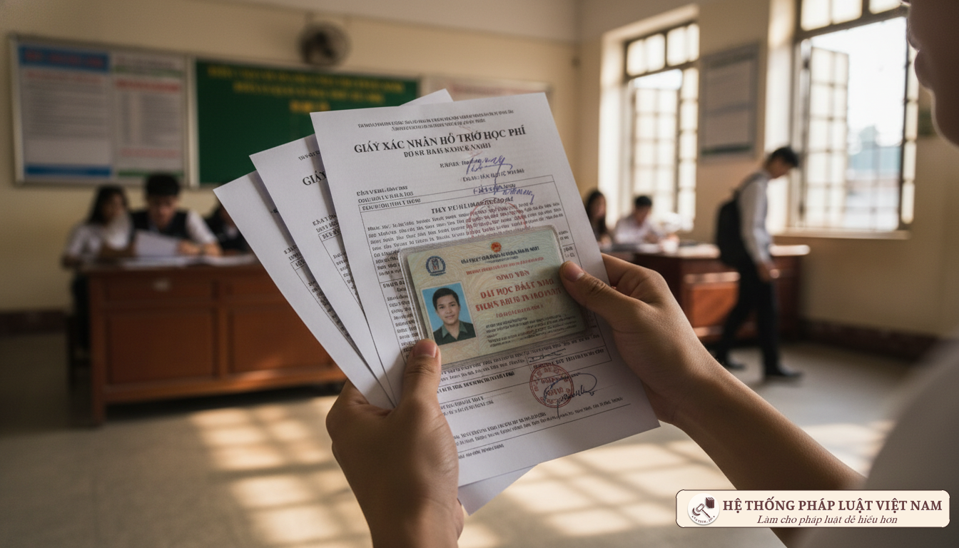 Hồ sơ hỗ trợ chi phí học tập sinh viên