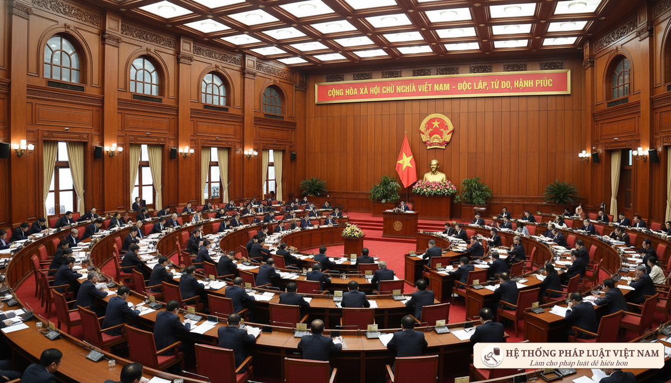 Quang cảnh phiên họp Quốc hội Việt Nam