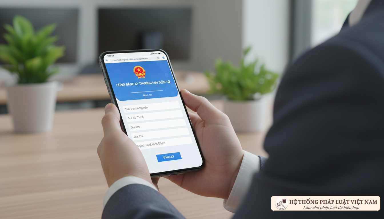 Kê khai thông tin app TMĐT online Kê khai thông tin app TMĐT online