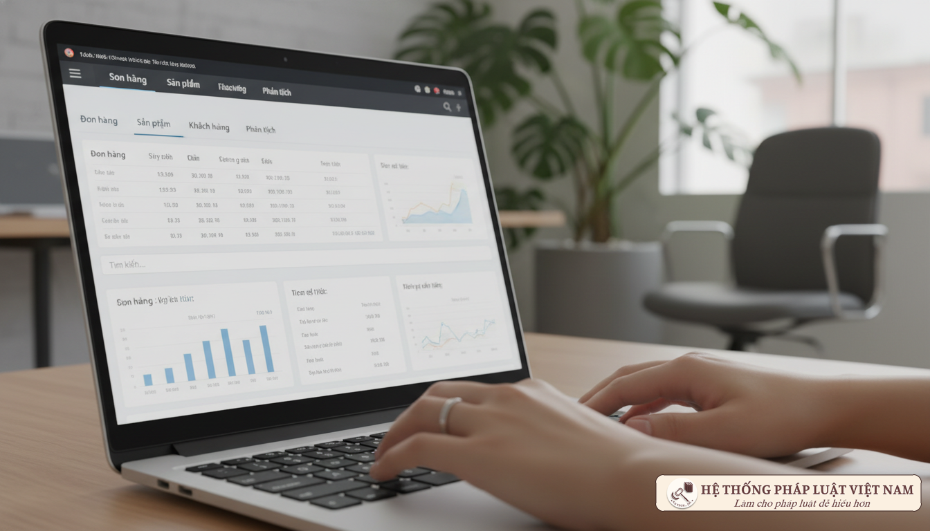 Giao diện đăng ký website thương mại điện tử