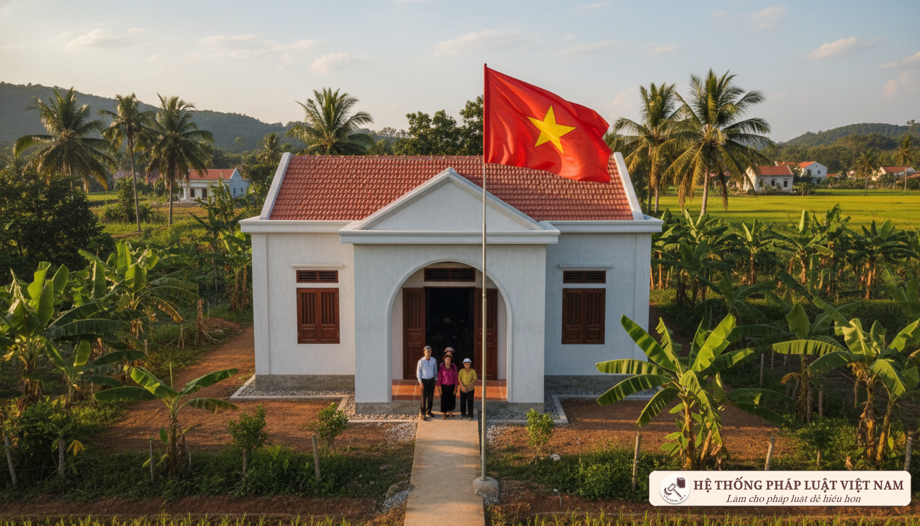 Nhà tình nghĩa xây dựng từ Quỹ đền ơn đáp nghĩa