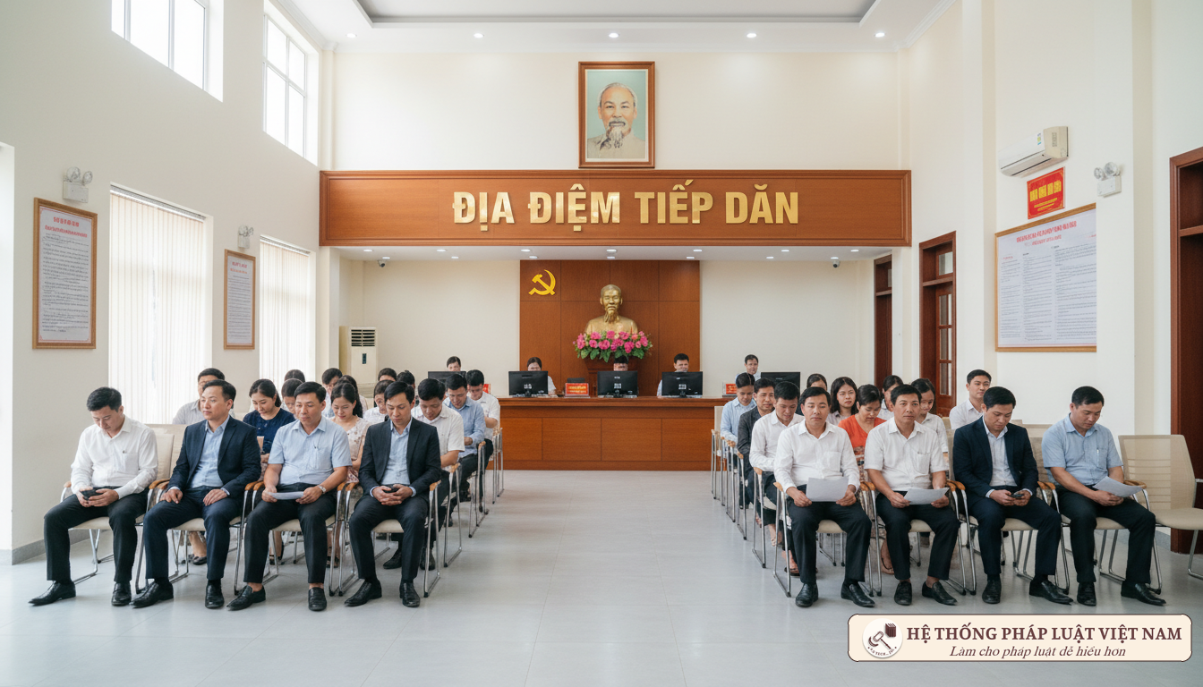 Địa điểm tiếp dân tại cơ sở