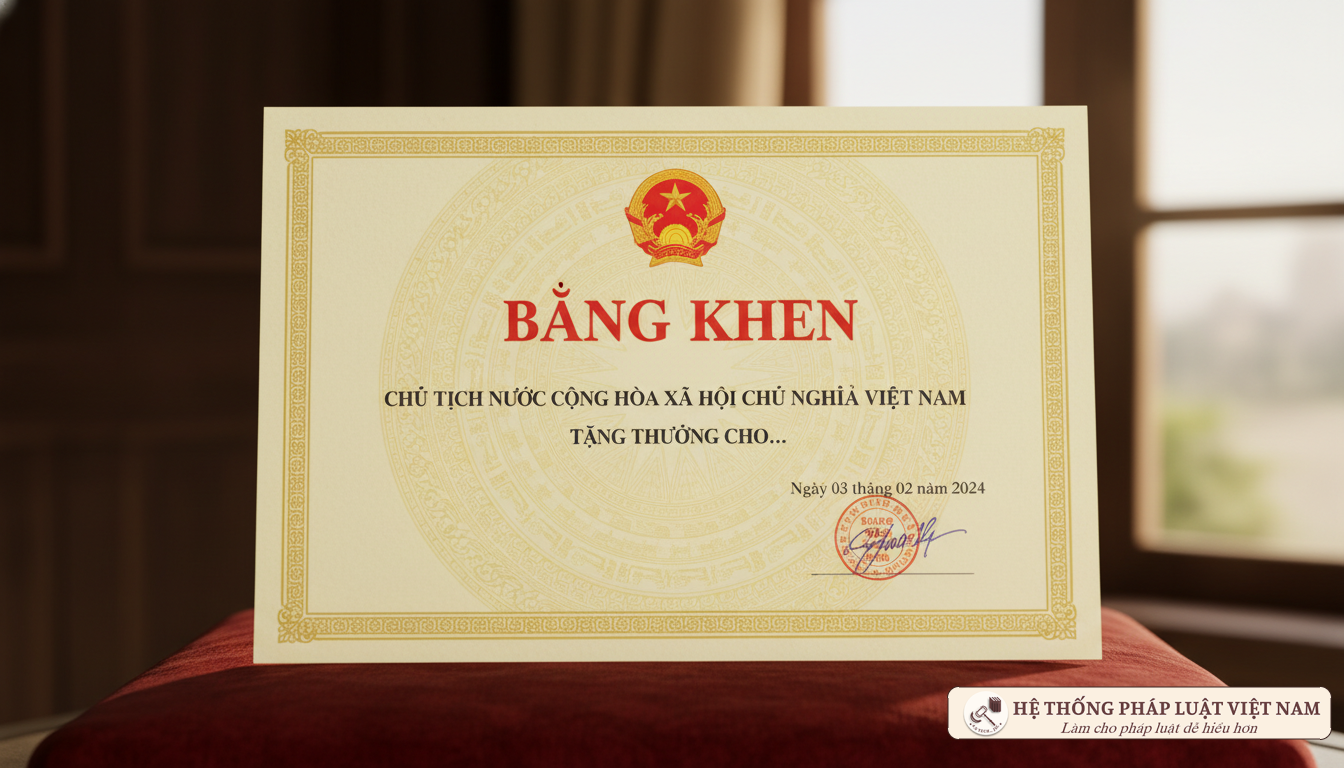 Bằng khen Đảng viên xuất sắc