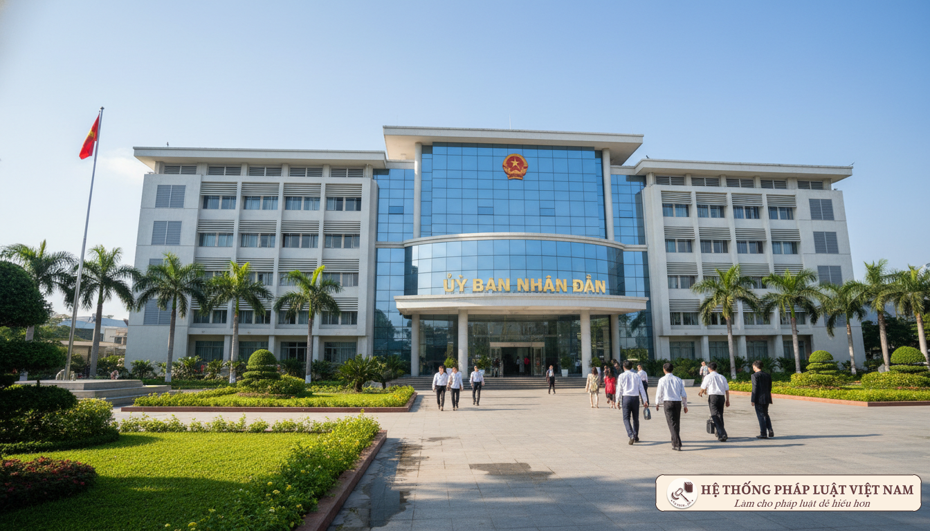 Trụ sở UBND là nơi thực thi các quyết sách quan trọng của địa phương