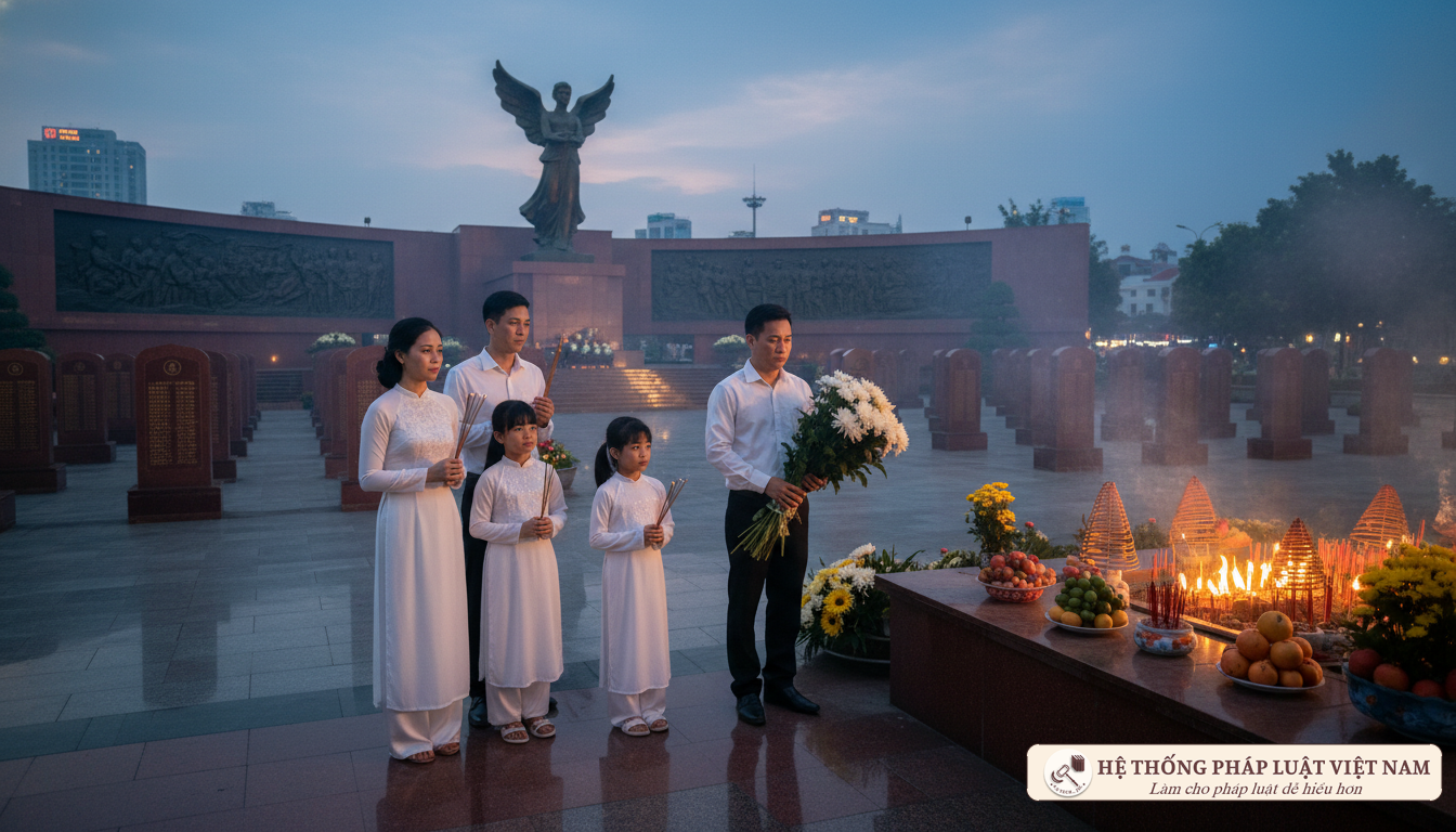 Lễ tri ân và tưởng niệm các anh hùng liệt sĩ