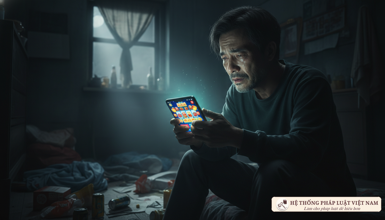 Hệ lụy cờ bạc online