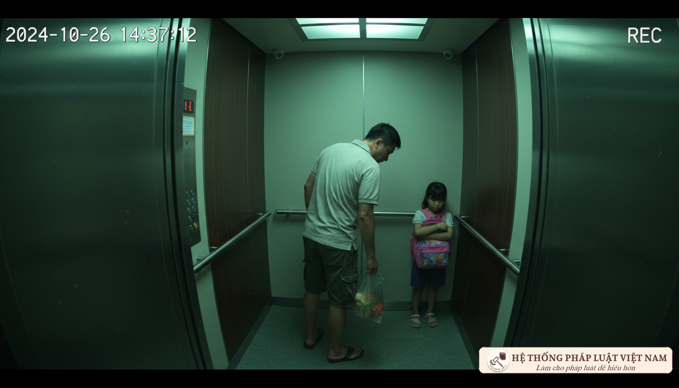 Sàm sỡ trẻ em trong thang máy: Phạt 200.000 đồng hay đối diện án tù giam?
