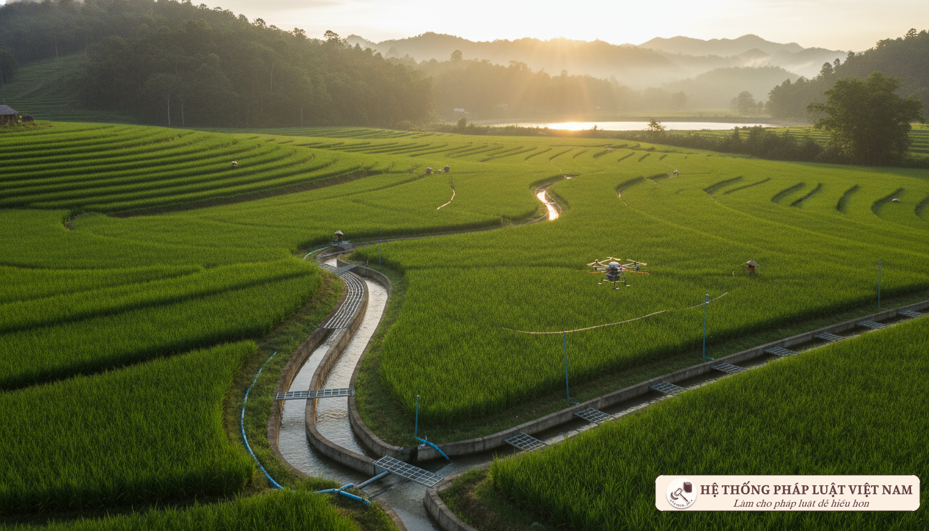 Cánh đồng lúa tại Việt Nam
