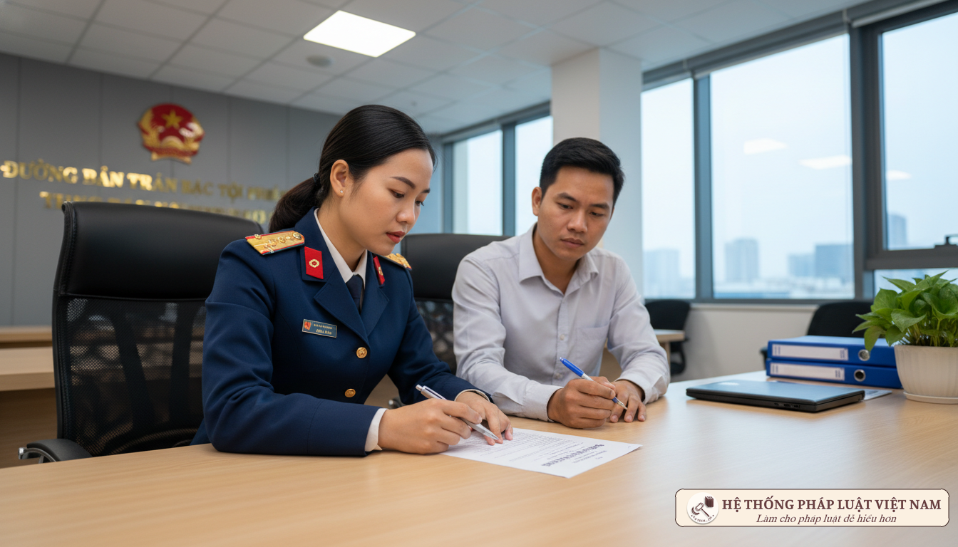 Công an tiếp nhận tố giác tội phạm từ người dân
