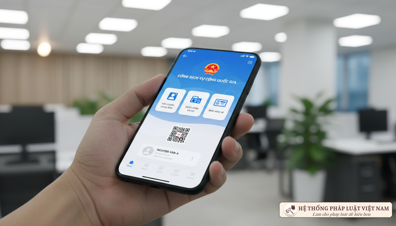 Ứng dụng định danh điện tử VNeID Ứng dụng định danh điện tử trên điện thoại thông minh