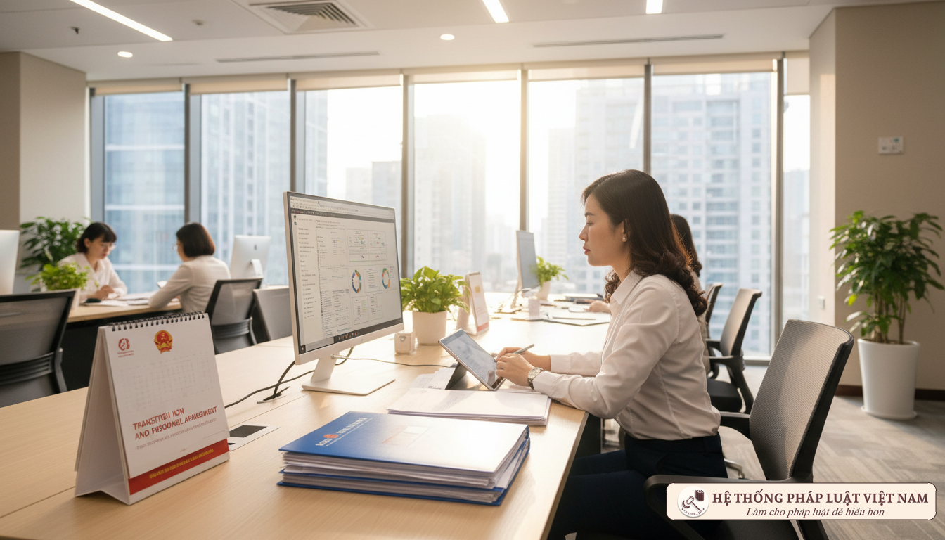 Bố trí nhân sự sau sáp nhập đơn vị hành chính Cán bộ công chức làm việc sau sáp nhập