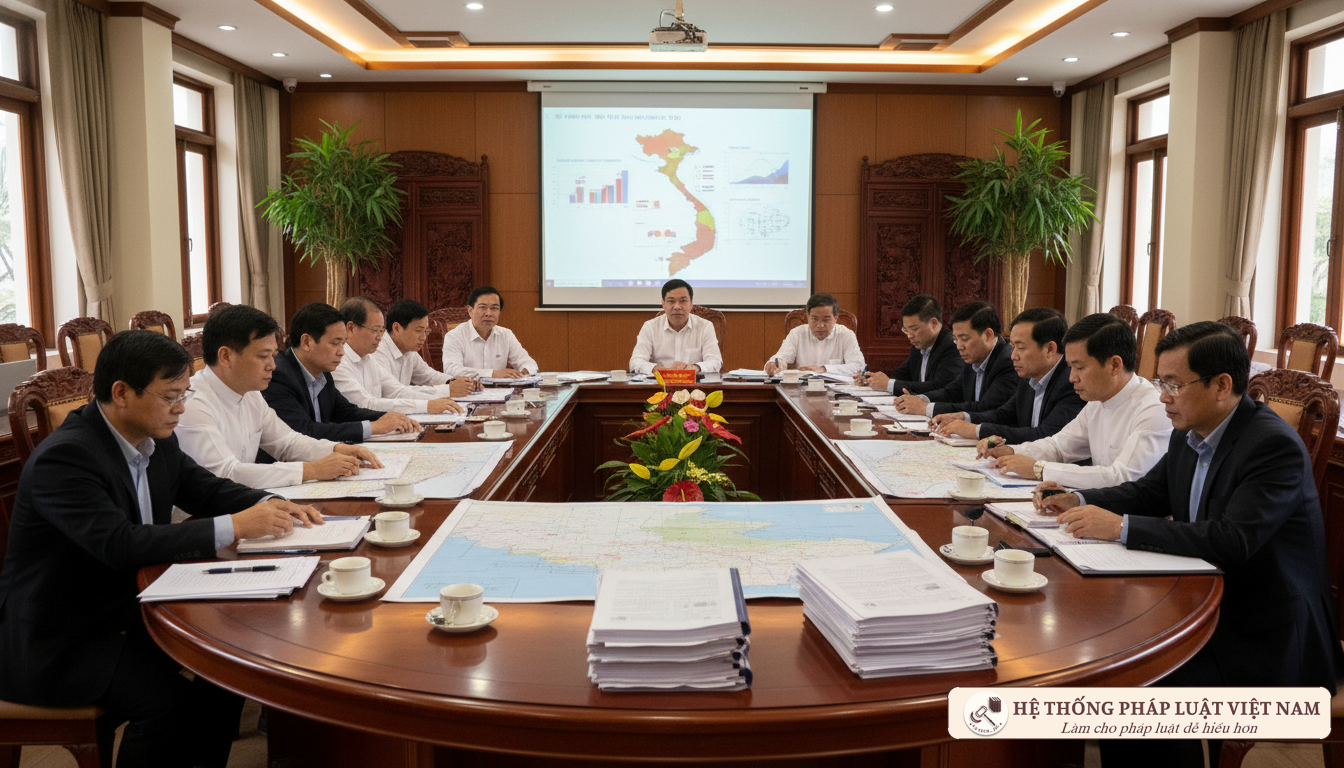 Họp bàn sắp xếp bộ máy địa phương