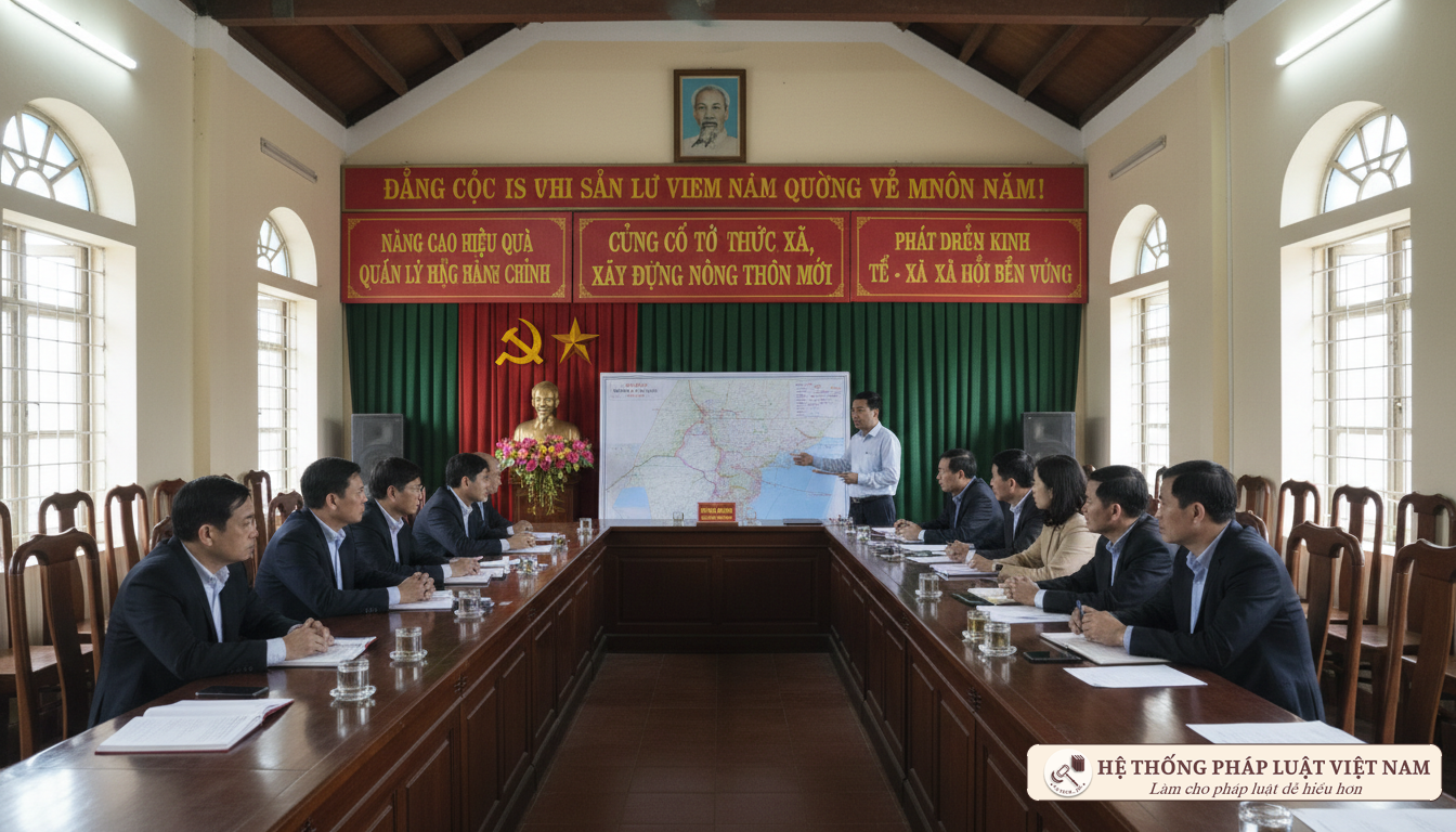 Hội nghị sáp nhập xã