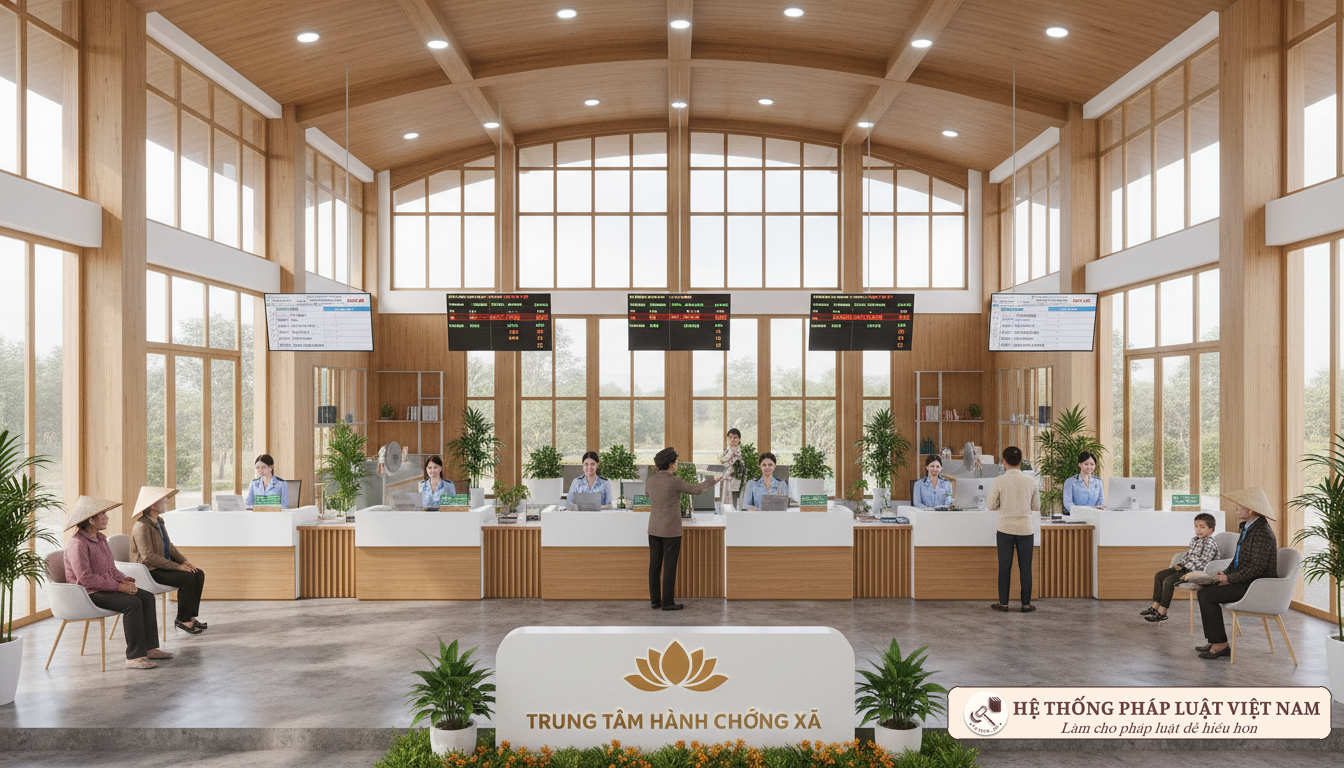 Trung tâm hành chính công cấp xã
