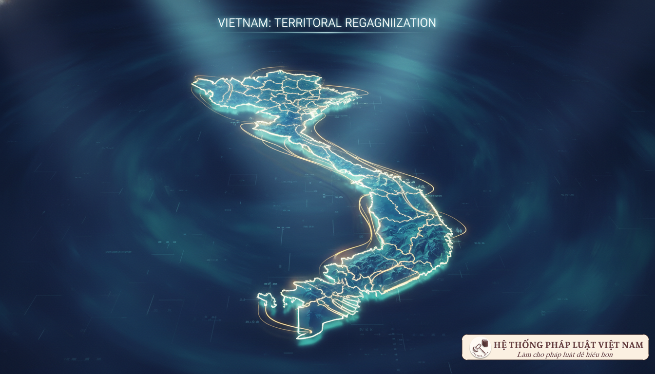 Bản đồ hành chính Việt Nam đang được tái cấu trúc