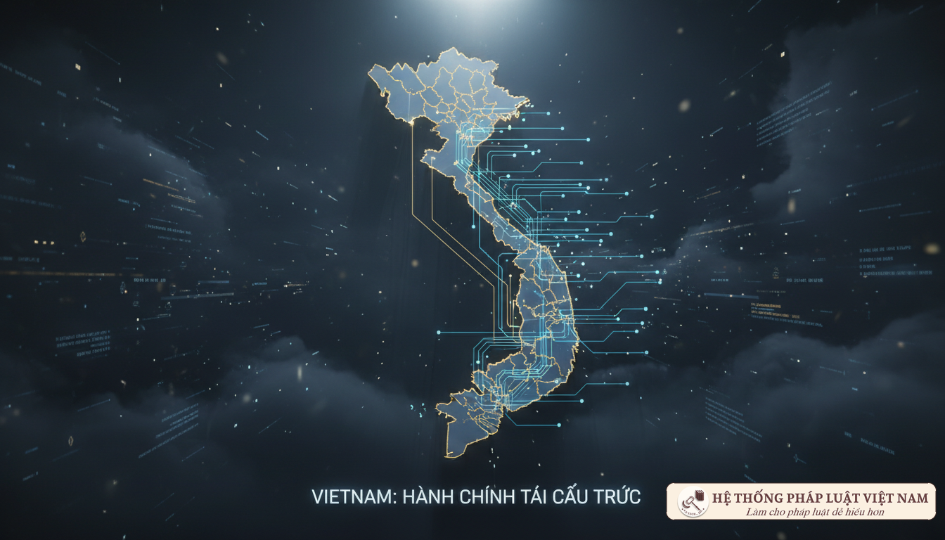 Mô phỏng việc tái cấu trúc và sắp xếp lại các đơn vị hành chính