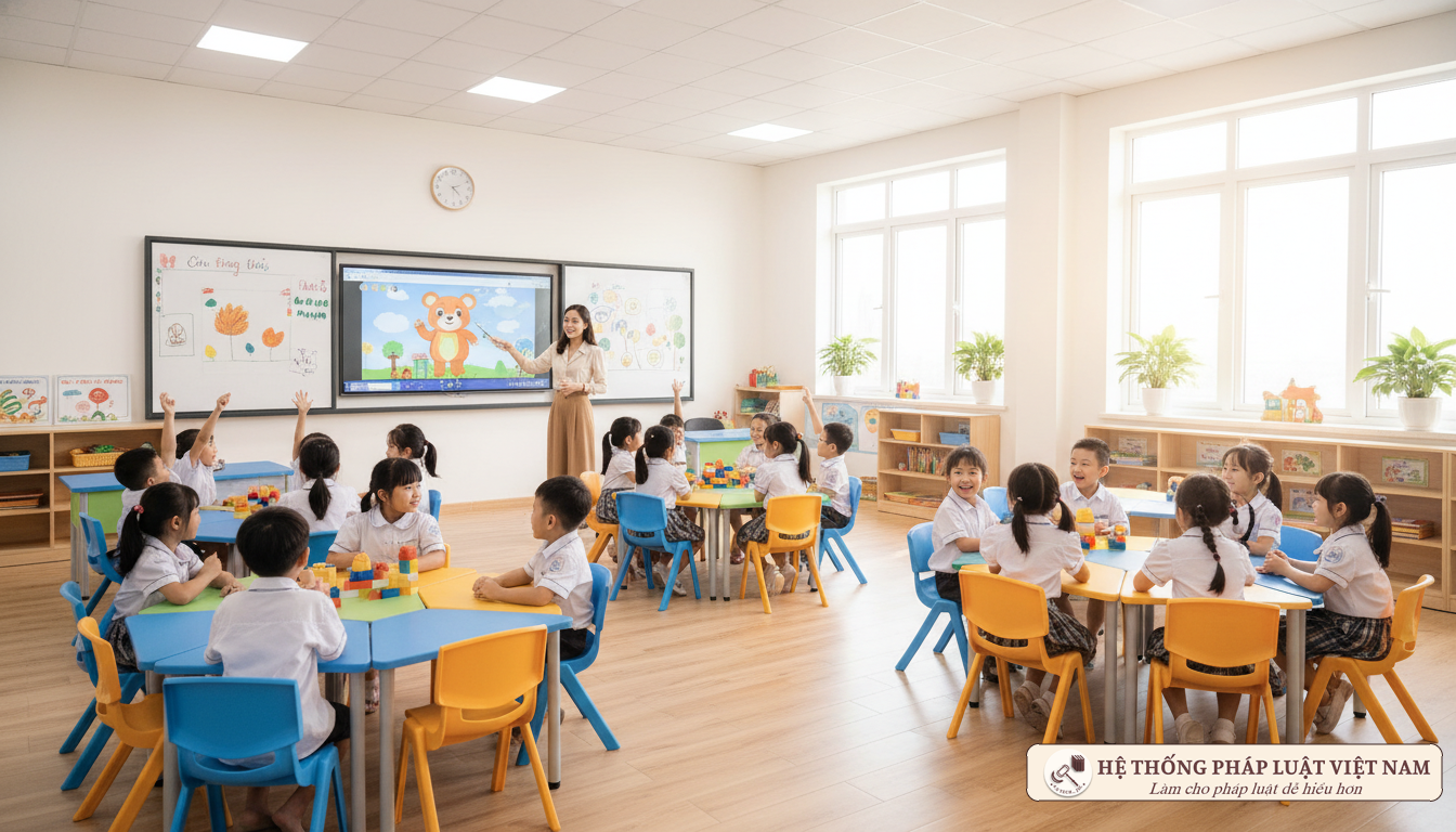 Lớp học hiện đại tại Việt Nam
