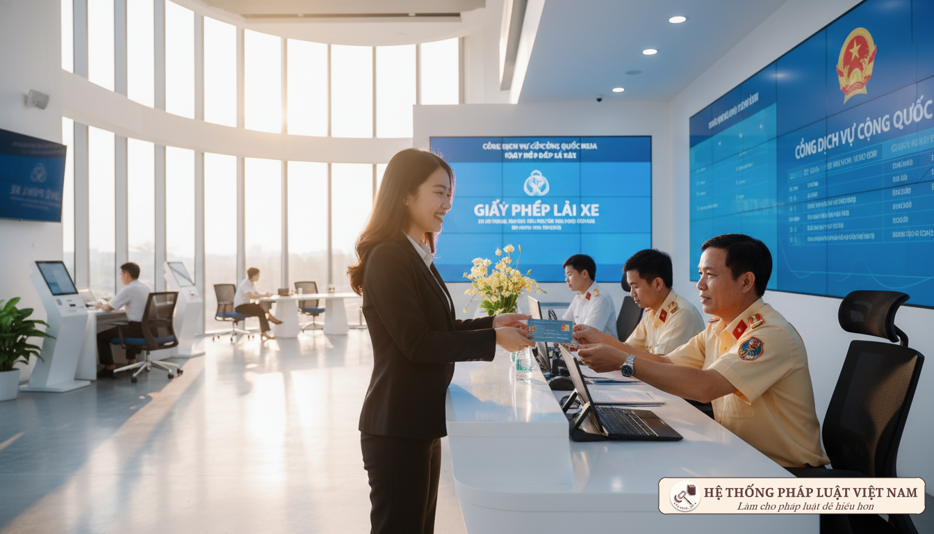 Thủ tục cấp đổi giấy phép lái xe