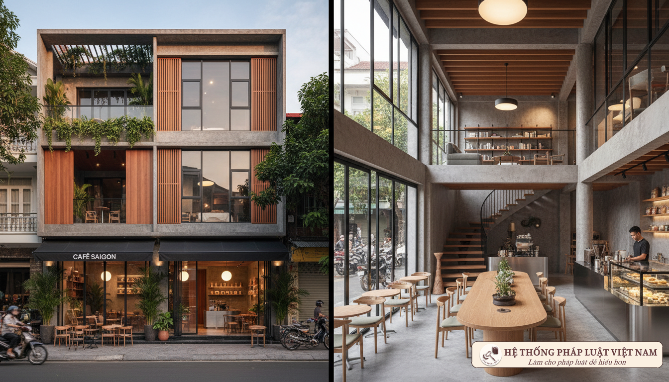 Thiết kế shophouse kết hợp kinh doanh và ở