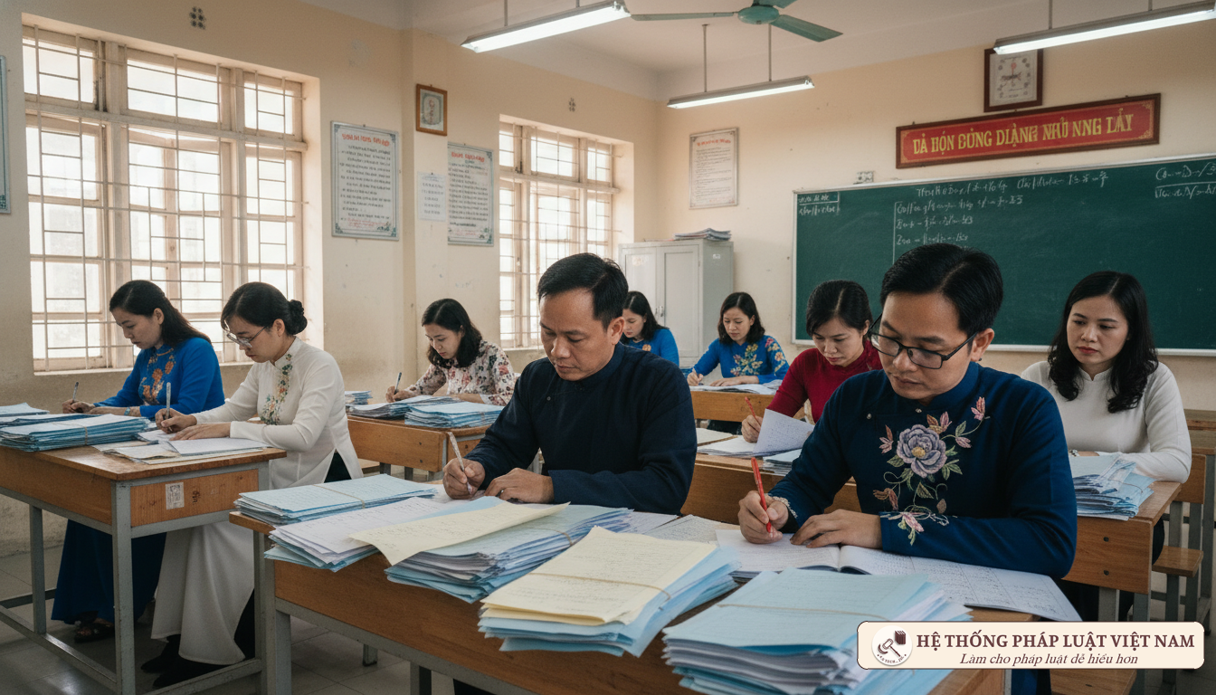 Siết chặt kỷ luật chấm thi THPT quốc gia 2019: Ít nhất 5% bài thi tự luận phải được chấm kiểm tra lại
