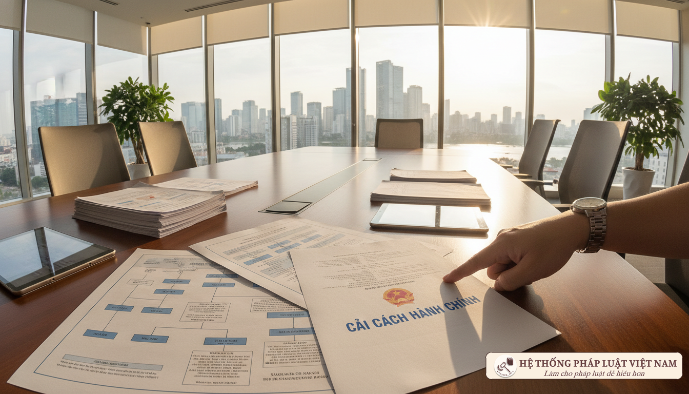Sơ đồ tổ chức và văn bản cải cách hành chính