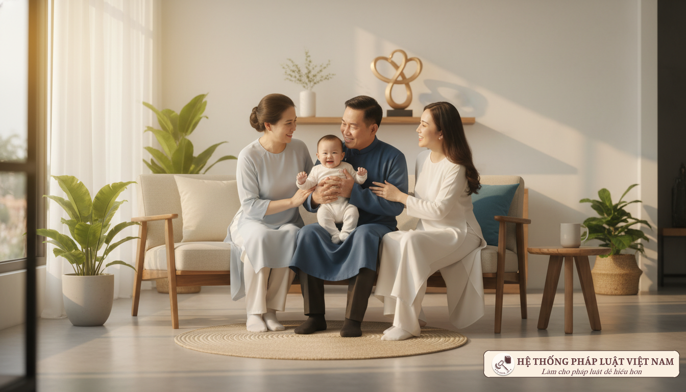 Gia đình Việt Nam hạnh phúc