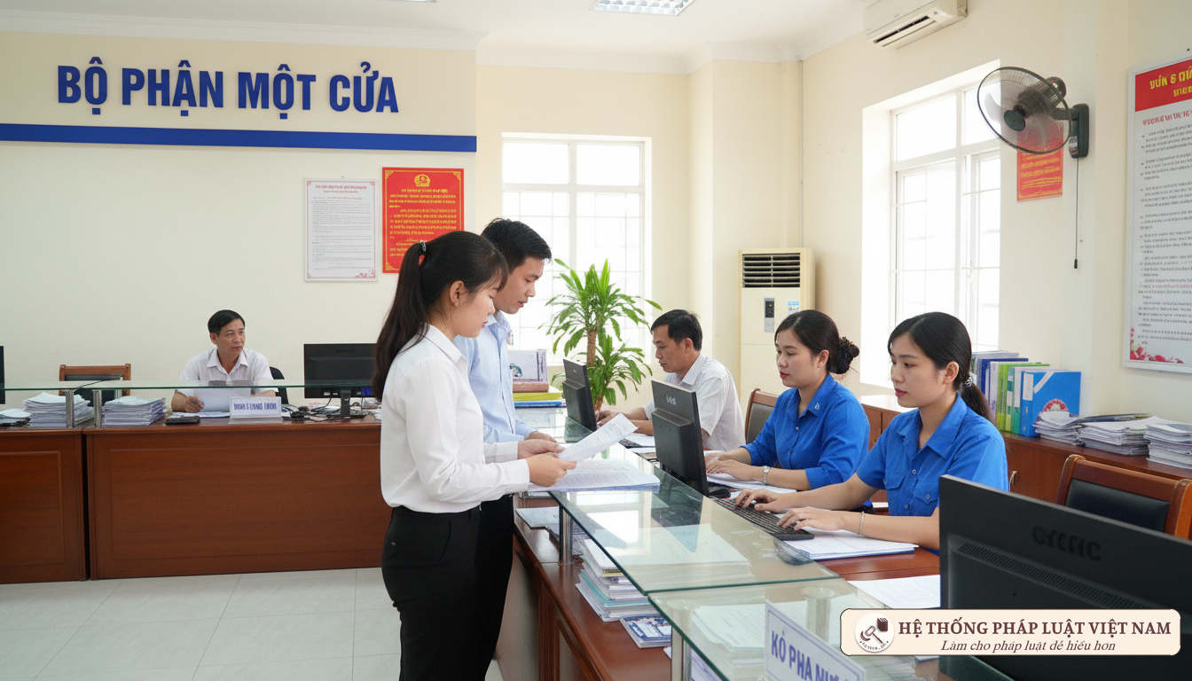 Thủ tục hành chính đất đai tại bộ phận một cửa